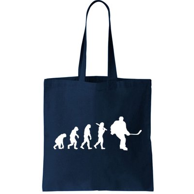 Hockey Evolution Timeline Tote Bag