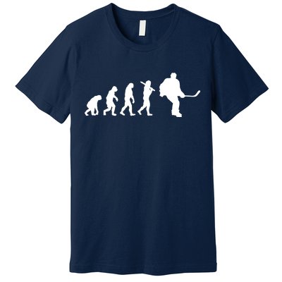 Hockey Evolution Timeline Premium T-Shirt