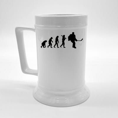 Hockey Evolution Timeline Beer Stein