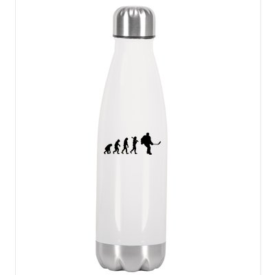 Hockey Evolution Timeline Stainless Steel Insulated Water Bottle