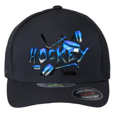 Hockey Stone Logo Flexfit Unipanel Trucker Cap