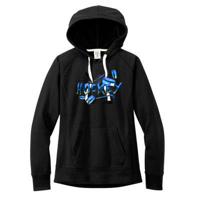 Hockey Stone Logo Women's Fleece Hoodie