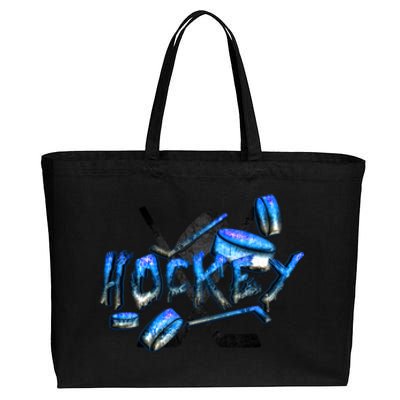 Hockey Stone Logo Cotton Canvas Jumbo Tote