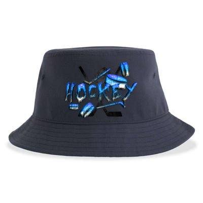 Hockey Stone Logo Sustainable Bucket Hat