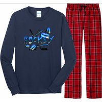 Hockey Stone Logo Long Sleeve Pajama Set