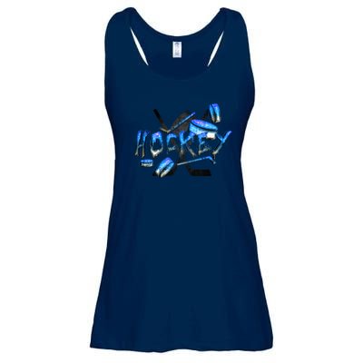 Hockey Stone Logo Ladies Essential Flowy Tank