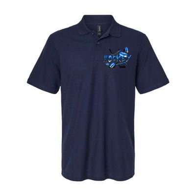 Hockey Stone Logo Softstyle Adult Sport Polo