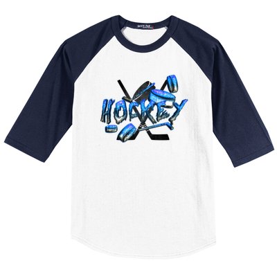 Hockey Stone Logo Baseball Sleeve Shirt