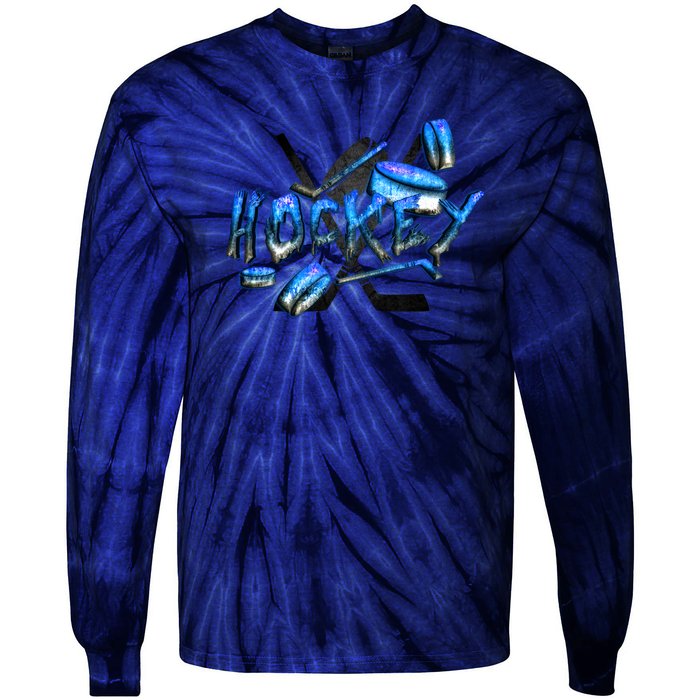 Hockey Stone Logo Tie-Dye Long Sleeve Shirt