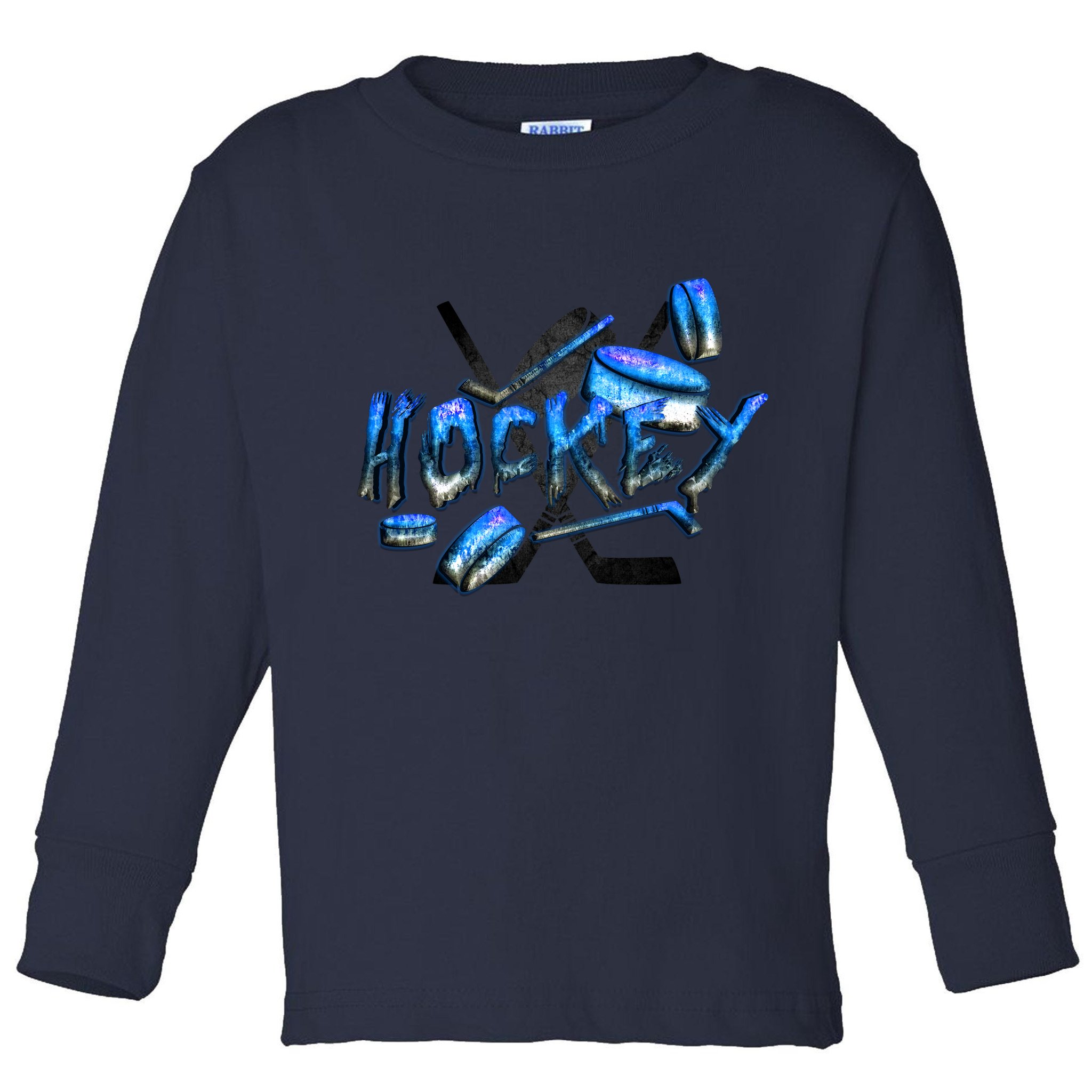 Hockey Stone Logo Toddler Long Sleeve Shirt