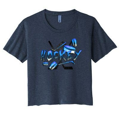 Hockey Stone Logo Women's Crop Top Tee