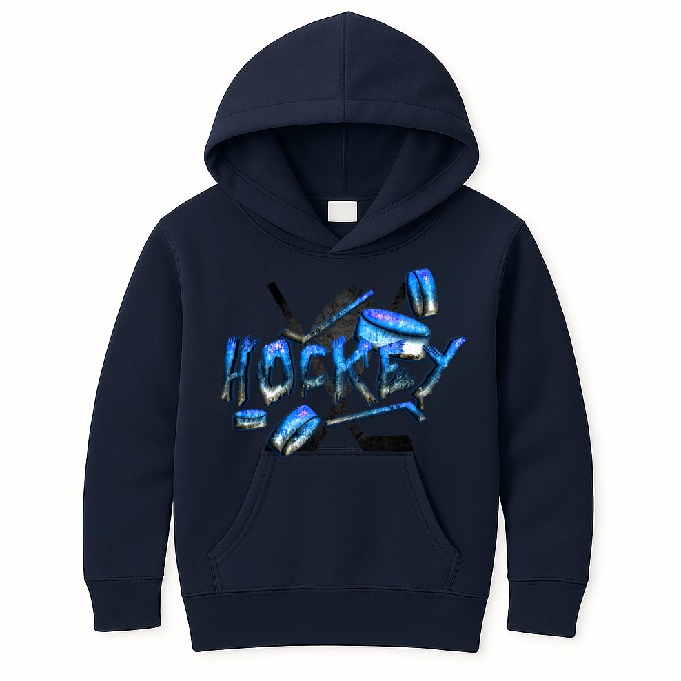 Hockey Stone Logo Kids Hoodie