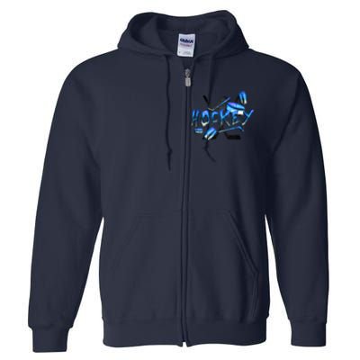 Hockey Stone Logo Full Zip Hoodie