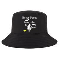 Hocus Pocus I Need Coffee To Focus Cool Comfort Performance Bucket Hat