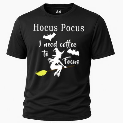 Hocus Pocus I Need Coffee To Focus Performance Shirt