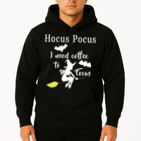 Hocus Pocus I Need Coffee To Focus Hoodie