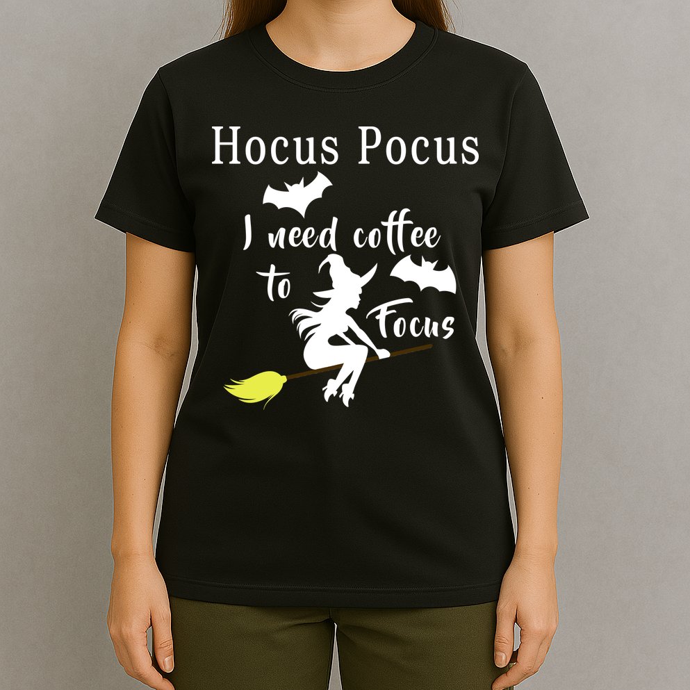 Hocus Pocus I Need Coffee To Focus T-Shirt