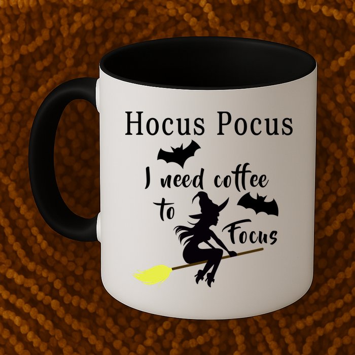 Hocus Pocus I Need Coffee To Focus Mug