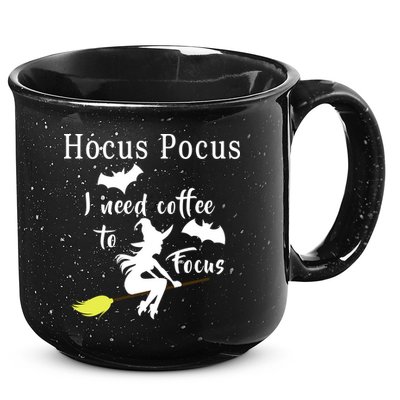 Hocus Pocus I Need Coffee To Focus 15oz Campfire Ceramic Mug