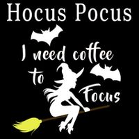 Hocus Pocus I Need Coffee To Focus 16 in Basic Backpack