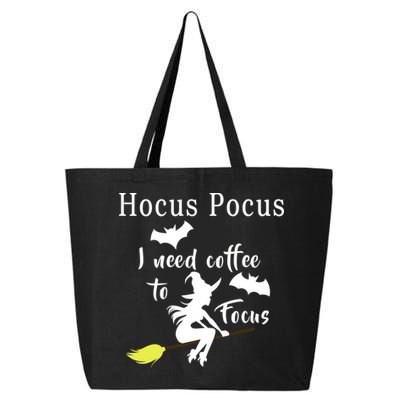 Hocus Pocus I Need Coffee To Focus 25L Jumbo Tote