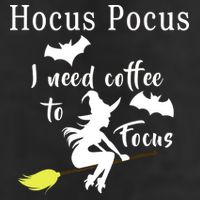 Hocus Pocus I Need Coffee To Focus Golf Towel
