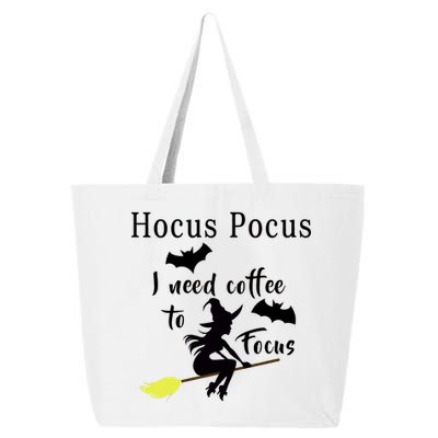 Hocus Pocus I Need Coffee To Focus 25L Jumbo Tote