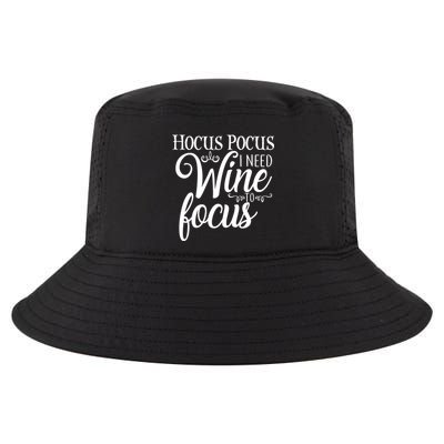 Hocus Pocus I Need Wine To Focus Cool Comfort Performance Bucket Hat