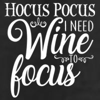 Hocus Pocus I Need Wine To Focus Garment-Dyed Fleece Hoodie