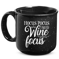 Hocus Pocus I Need Wine To Focus 15oz Campfire Ceramic Mug