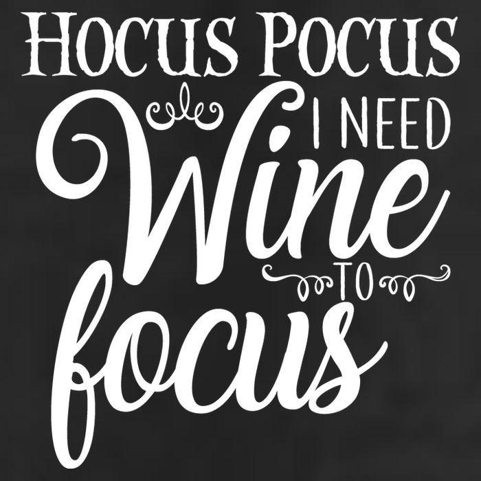 Hocus Pocus I Need Wine To Focus Golf Towel