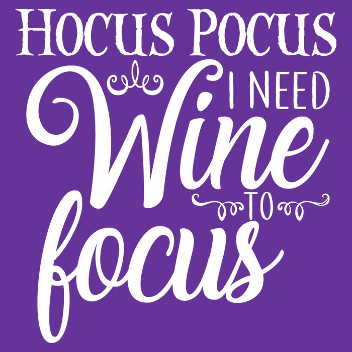 Hocus Pocus I Need Wine To Focus Magnet