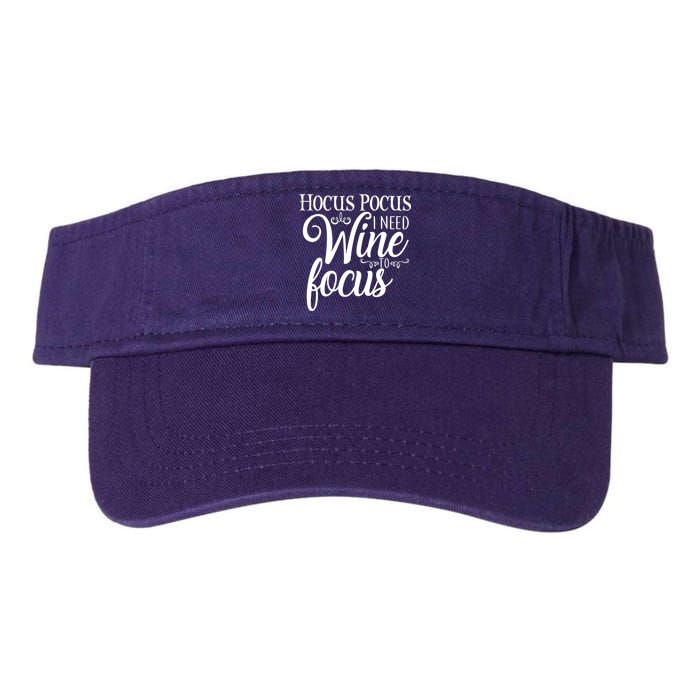 Hocus Pocus I Need Wine To Focus Valucap Bio-Washed Visor