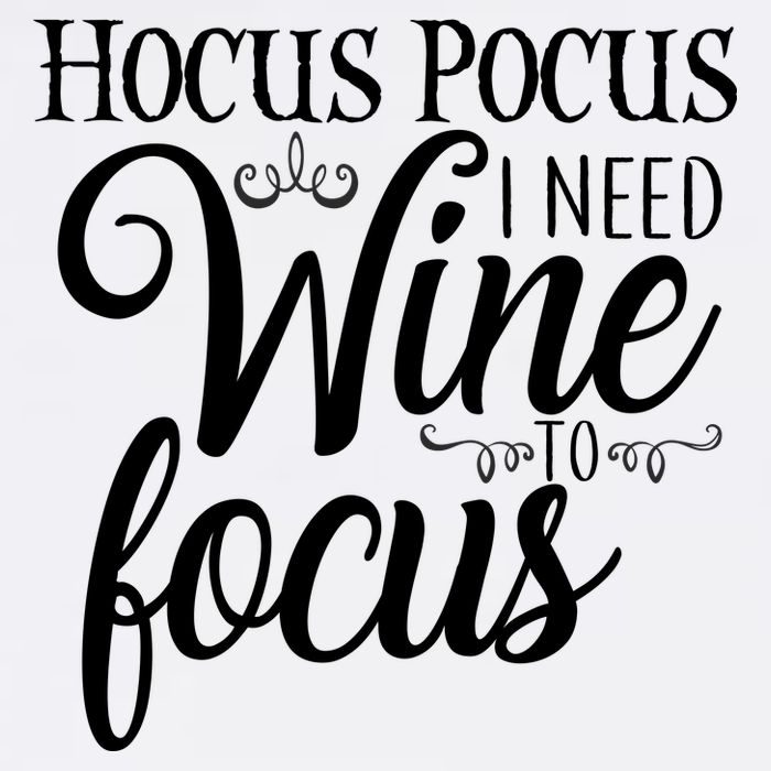 Hocus Pocus I Need Wine To Focus Garment-Dyed Sweatshirt