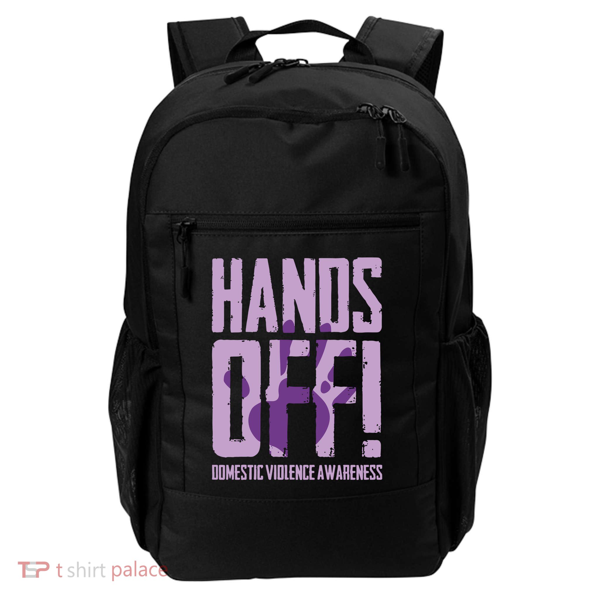 Hands Off Domestic Violence Awareness Backpack