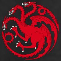 House Of Dragons 7 Panel Mesh Trucker Snapback Hat