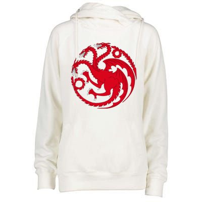 House Of Dragons Womens Funnel Neck Pullover Hood