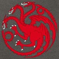 House Of Dragons Cotton Canvas Backpack