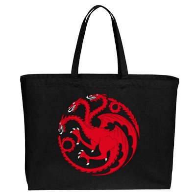 House Of Dragons Cotton Canvas Jumbo Tote