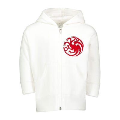 House Of Dragons Toddler Zip Fleece Hoodie