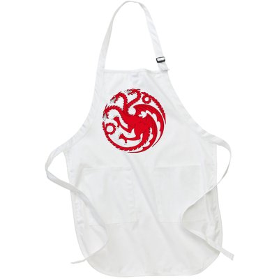 House Of Dragons Full-Length Apron With Pockets