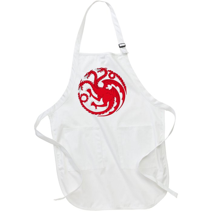 House Of Dragons Full-Length Apron With Pockets