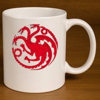 House Of Dragons 11oz C Handle Ceramic Mug