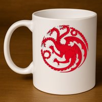House Of Dragons 11oz C Handle Ceramic Mug