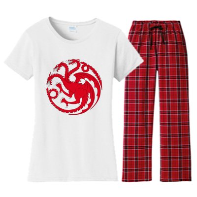 House Of Dragons Women's Flannel Pajama Set