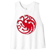 House Of Dragons Women's Racerback Cropped Tank