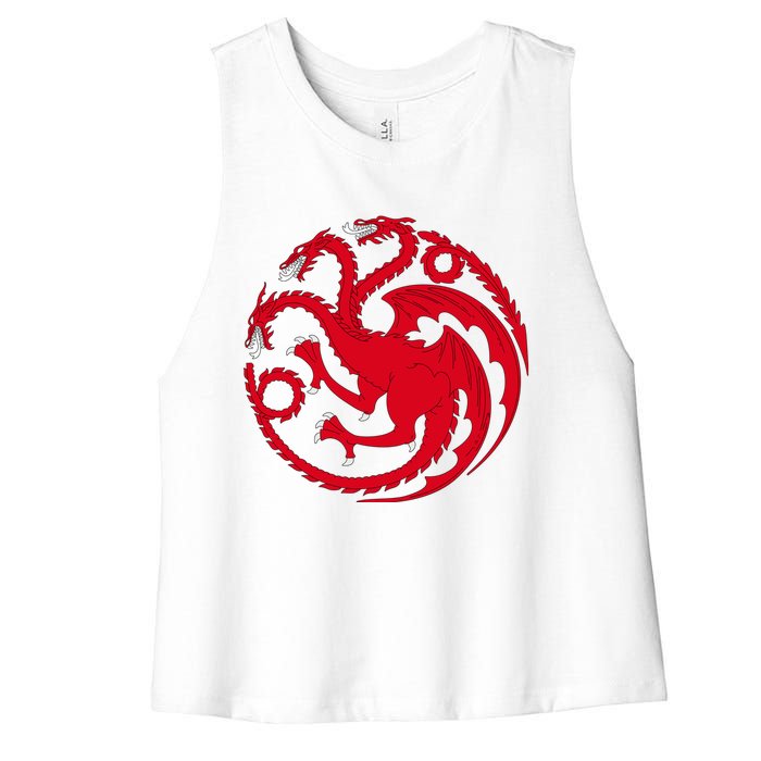 House Of Dragons Women's Racerback Cropped Tank