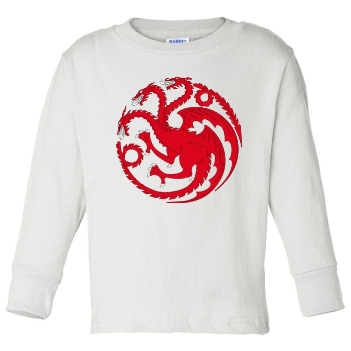 House Of Dragons Toddler Long Sleeve Shirt