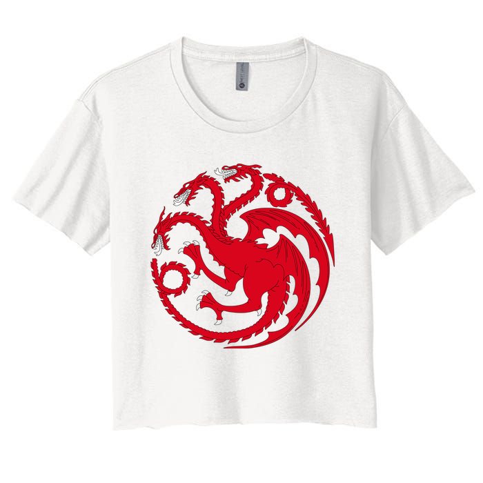 House Of Dragons Women's Crop Top Tee