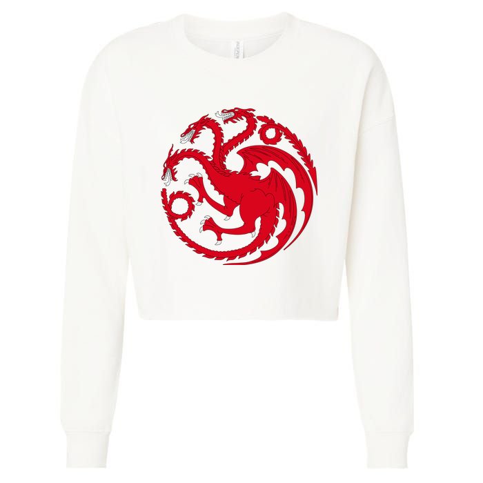 House Of Dragons Cropped Pullover Crew